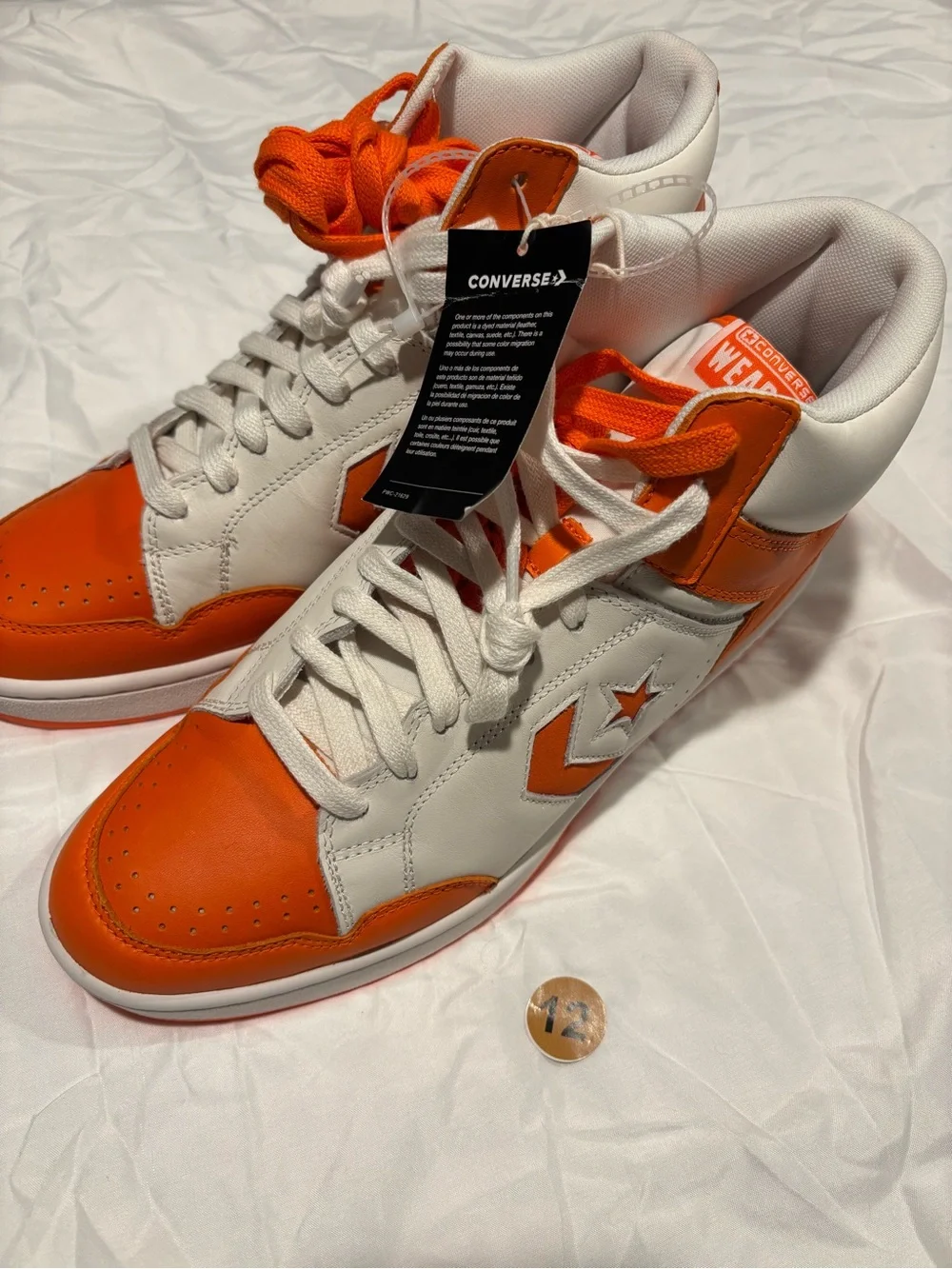 Converse Weapons High-Top Sneakers BNWT Size 12 — Syracuse Colors